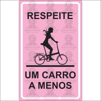 Respeite um carro a menos  